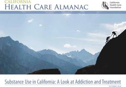 Substance Use in California: A Look at Addiction and Treatment - OCTOBER 2018 - California Health Care Foundation