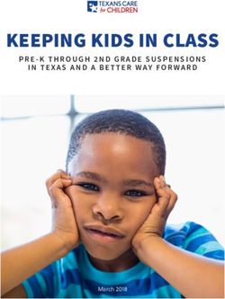 KEEPING KIDS IN CLASS - PRE-K THROUGH 2ND GRADE SUSPENSIONS IN TEXAS AND A BETTER WAY FORWARD - Squarespace