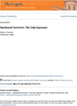 Neoliberal Feminism: The Only Approach - The Cupola: Scholarship at Gettysburg ...