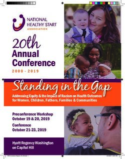 20th Standing in the Gap Conference - National Healthy Start Association