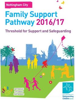 Family Support Pathway 2016/17 - Threshold for Support and Safeguarding Nottingham City - Nottingham City Council