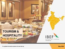 TOURISM & HOSPITALITY - For updated information, please visit www.ibef.org