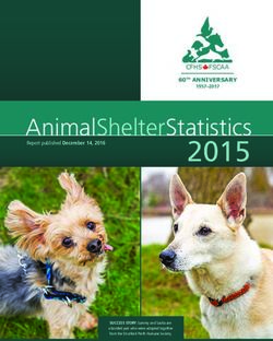 2015 AnimalShelterStatistics - CFHS FSCAA - Humane Canada