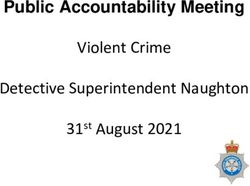 Violent Crime Detective Superintendent Naughton - Public Accountability Meeting - 31st August 2021