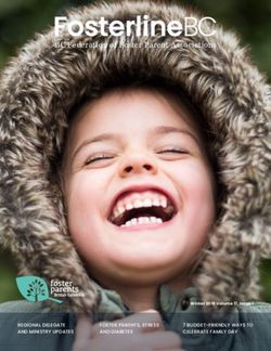 FosterlineBC BC Federation of Foster Parent Associations - REGIONAL DELEGATE AND MINISTRY UPDATES - BC Foster Parents