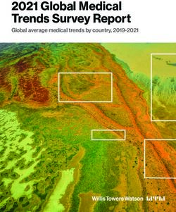 2021 Global Medical Trends Survey Report - Global average medical trends by country, 2019-2021 - Willis Towers ...