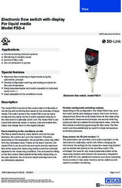 Electronic flow switch with display For liquid media Model FSD-4