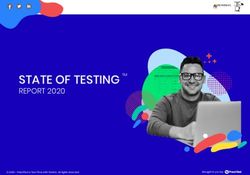 STATE OF TESTING REPORT 2020 - TM - PractiTest