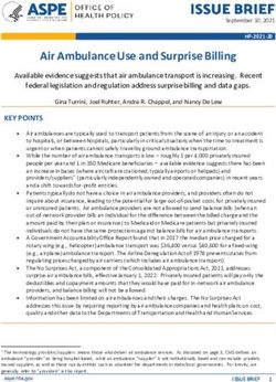 Air Ambulance Use and Surprise Billing - HHS/ASPE
