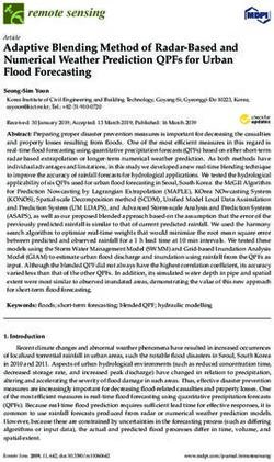 Adaptive Blending Method of Radar-Based and Numerical Weather Prediction QPFs for Urban Flood Forecasting - MDPI