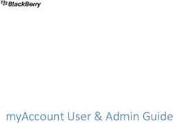 MYACCOUNT USER & ADMIN GUIDE - BLACKBERRY DOCS