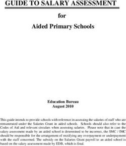 GUIDE TO SALARY ASSESSMENT - for Aided Primary Schools