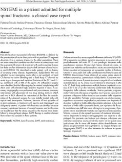 NSTEMI in a patient admitted for multiple spinal fractures: a clinical case report