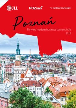 Poznań Thriving modern business services hub 2018 - JLL