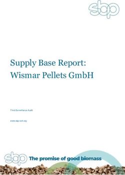 Supply Base Report: Wismar Pellets GmbH