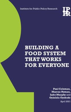 BUILDING A FOOD SYSTEM THAT WORKS FOR EVERYONE - Paul Coleman, Marcus ...