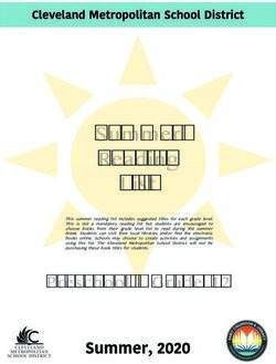 Summer Reading List - Cleveland Metropolitan ...