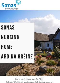 Bóthar na Cé, Enniscrone, Co. Sligo Tel: 096 37840 Email: Website:www.sonas.ie - Sonas Nursing Homes