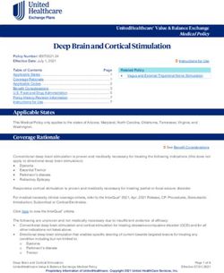 Deep Brain and Cortical Stimulation - UHCprovider.com