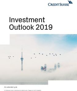 Investment Outlook 2019 - An extended cycle - Credit Suisse