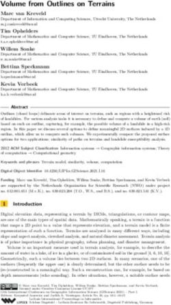 Volume from Outlines on Terrains - Schloss Dagstuhl