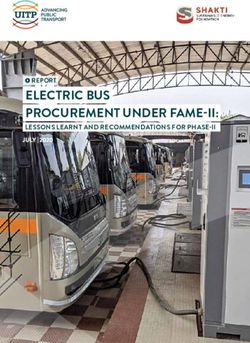 ELECTRIC BUS PROCUREMENT UNDER FAME-II: REPORT 1 - UITP