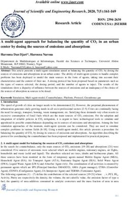 Available online www.jsaer.com Journal of Scientific and Engineering Research, 2020, 7(5):161-169