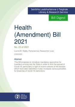 Health (Amendment) Bill 2021 - Houses of the Oireachtas