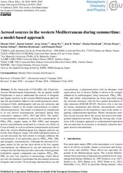 Aerosol sources in the western Mediterranean during summertime: a model-based approach - Atmos. Chem. Phys