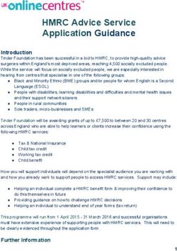 HMRC Advice Service Applicatio n Guidance