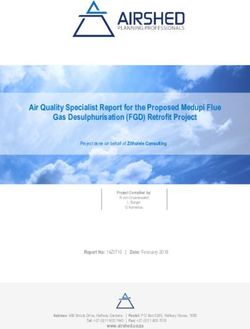 Air Quality Specialist Report for the Proposed Medupi Flue Gas Desulphurisation (FGD) Retrofit Project - Eskom