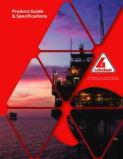 Product Guide & Specifications - Lubchem