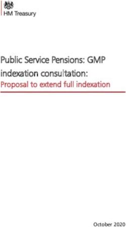 Public Service Pensions: GMP indexation consultation: Proposal to extend full indexation - Gov.uk