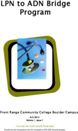 LPN to ADN Bridge Program - Front Range Community College Boulder Campus YOU CAN SEE YOUR FUTURE FROM HERE