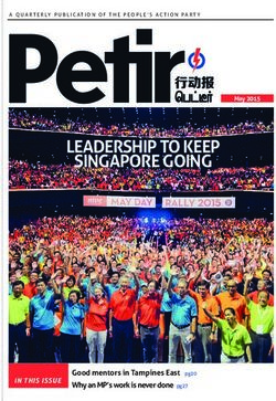 Leadership To Keep Singapore Going In This Issue People S Action Party