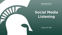 Social Media Listening - January 21, 2021 - Michigan ...