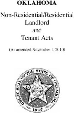 OKLAHOMA Non-Residential/Residential Landlord and Tenant Acts - (As amended November 1, 2010) - OK.gov