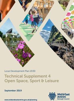 Technical Supplement 4 Open Space, Sport & Leisure - Local Development Plan 2030 September 2019 - Mid and East Antrim Borough Council