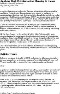 Applying Goal-Oriented Action Planning to Games