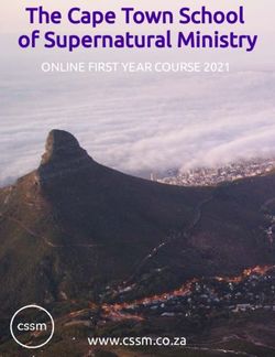 The Cape Town School of Supernatural Ministry - ONLINE FIRST YEAR COURSE 2021 - www.cssm.co.za - Cape Town School Of ...