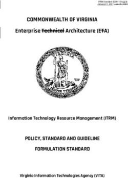 COMMONWEALTH OF VIRGINIA - Enterprise Technical Architecture (ETA)