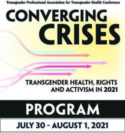 PROGRAM JULY 30 - AUGUST 1, 2021 - Transgender Professional ...