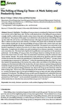 The Felling of Hung Up Trees-A Work Safety and Productivity Issue - MDPI