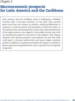Macroeconomic prospects for Latin America and the Caribbean