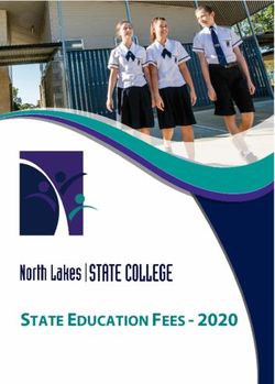 STATE EDUCATION FEES 2020 - North Lakes State College