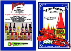 CREOLE Home Kitchen Recipes - WITH COMPLIMENTS - Peppers Unlimited