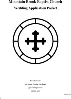 Mountain Brook Baptist Church Wedding Application Packet
