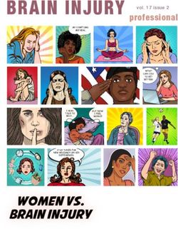 BRAIN INJURY professional - Women vs. Brain Injury - vol. 17 issue 2