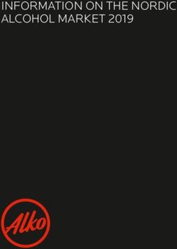 INFORMATION ON THE NORDIC ALCOHOL MARKET 2019 - Alko