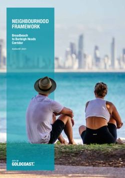 NEIGHBOURHOOD FRAMEWORK - Broadbeach to Burleigh Heads Corridor - Broadbeach to Burleigh Corridor